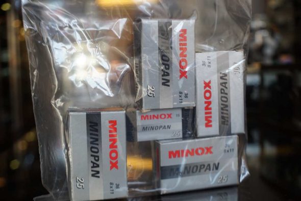 Minox Minopan 5x 100 film for Minox cameras, expired