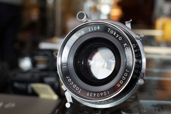 Topcor Tokyo Kogaku f=150mm F/5.6 lens Seiko shutter, OUTLET