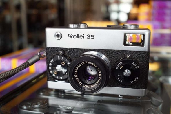 Rollei 35 silver with 40mm F/3.5 Tessar lens