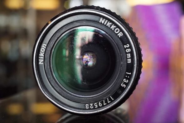 Nikon AI 28mm F/3.5, worn, OUTLET
