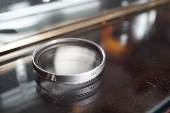 Leica 13131 UVa filter E39 size, silver ring