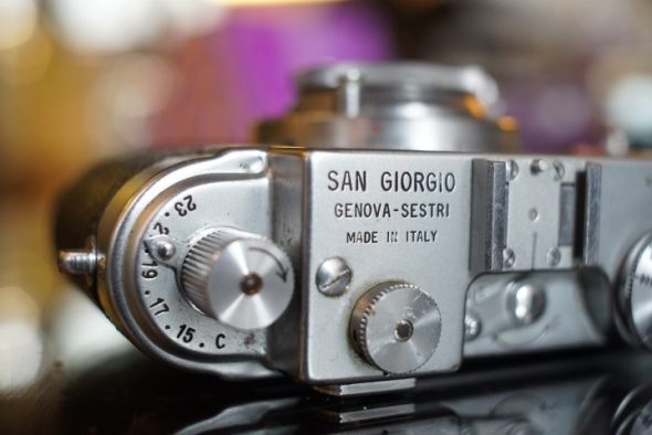 San Georgio Janua + Essigi 3.5/5cm lens – Italian rangefinder