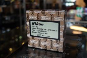 Nikon HN-22 lens hood for Zoom nikkor 35-70mm, boxed