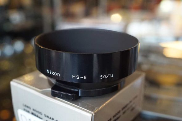 Nikon HS-5 Snap-on lenshood for 50mm F/1.4, boxed