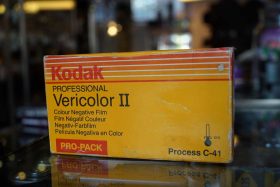 Kodak Vericolor II 100, 120 film (5-pack), expired 1990