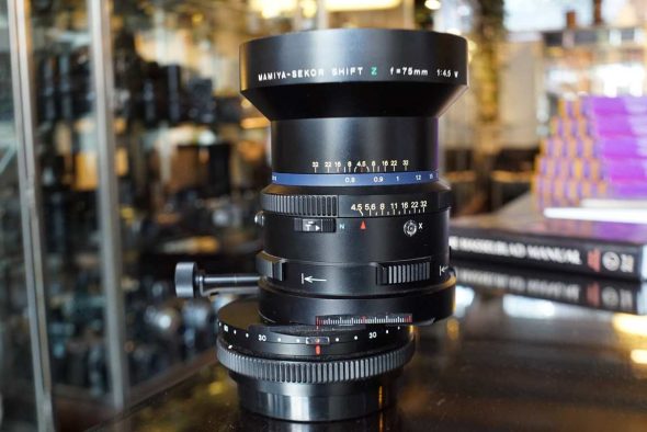 Mamiya Sekor Shift Z 75mm F/4.5 W, shift lens for RZ67, OUTLET