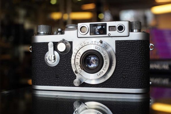 Leica IIIG + Elmar 3.5 / 5cm, recent CLA