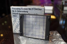Mamiya RB67 focusing screen, No.2 Checker, boxed