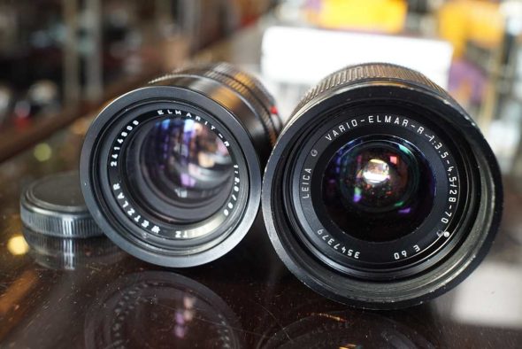 2x Leica R lenses with issues, 90/2.8 and 28-70/3.5, OUTLET