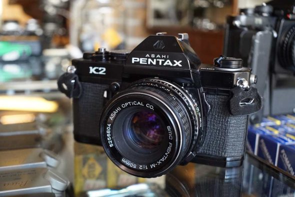 Pentax K2 black + SMC 50mm F/2 lens