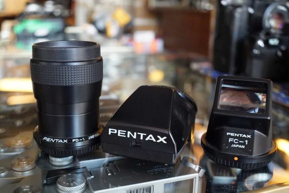 Pentax LX System Finder FB-1 with FC-1 and FD-1 eyepieces, boxed kit