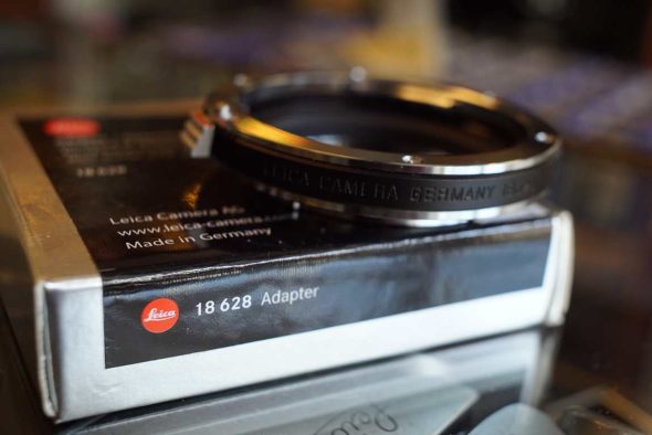 Leica 18628 adapter Leica R lenses to Four Third mount (4/3), boxed