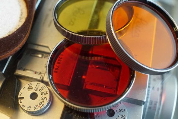 Leica Contrast filter kit for Summarit lens, in case