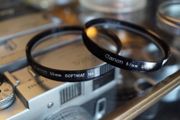 Lot of filters for Canon FD lenses