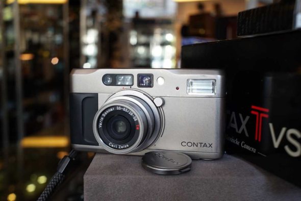Contax TVS zoom, power issues, boxed, OUTLET
