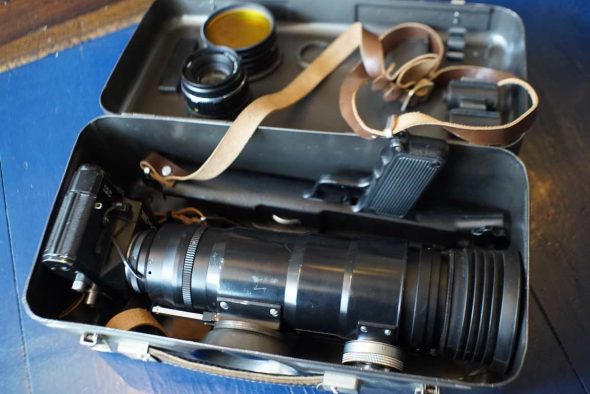 USSR Photosniper camera kit. including 300mm and Helios, in case