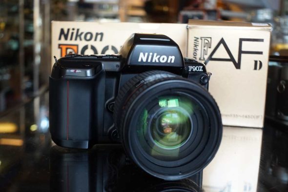 Nikon F90x kit + AF 28-105mm Nikkor lens, boxed