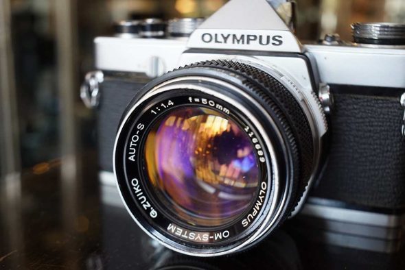 Olympus OM-1 SLR + OM 50mm F/1.4 lens