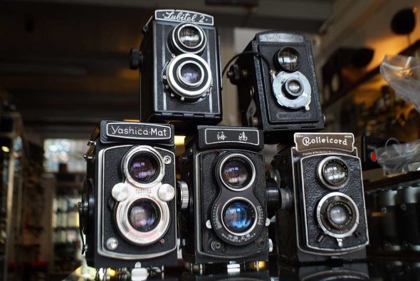 Lot of 5x TLR cameras, OUTLET
