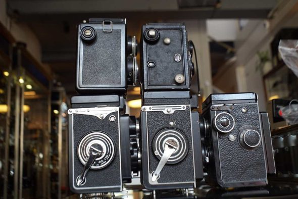 Lot of 5x TLR cameras, OUTLET