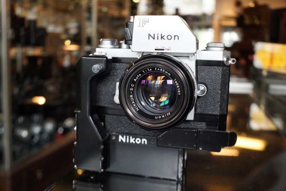 Nikon F + F36 motor + Nikkor 1:1.4 / 50mm SC lens