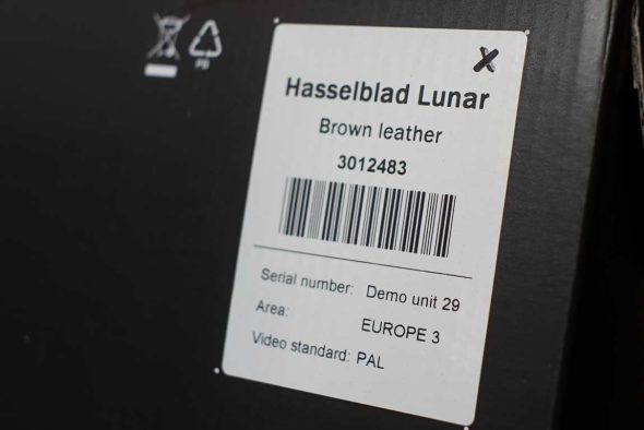Hasselblad Lunar Prototype kit Black/Chrome in case