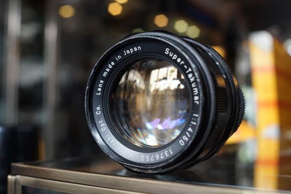 Pentax Super-Takumar 50mm F1/.4 lens, worn, OUTLET