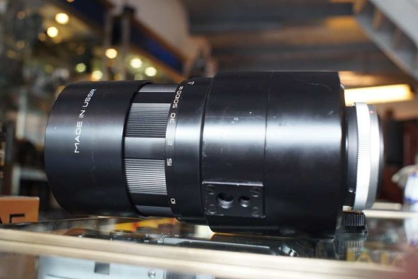 Russian 3M-5a 500mm F/8 Reflex lens with Canon FD mount