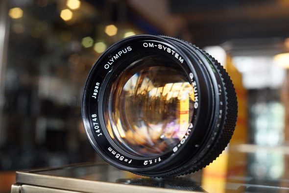 Olympus OM 55mm F/1.2 G.Zuiko lens