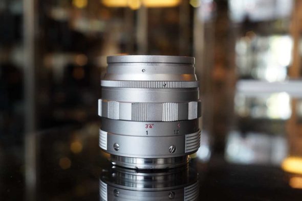 Leica Summilux 50mm F/1.4 chrome V1 + XOOIM lenshood and bubble