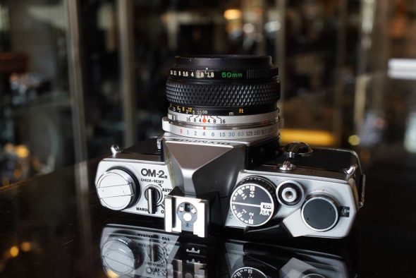 Olympus OM-2n kit with 50mm F/1.8 lens