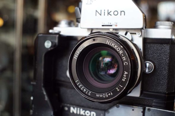 Nikon F + F36 motor + Nikkor 50mm 1:2 lens, OUTLET