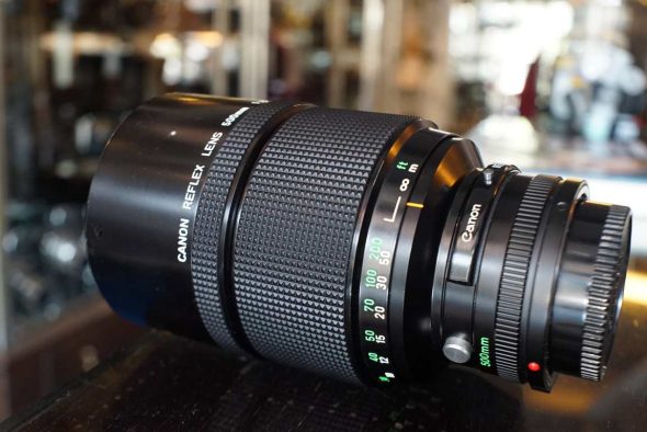 Canon Reflex lens 500mm 1:8, FD