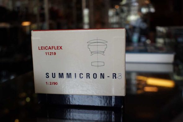 Leica Leitz Summicron 2 / 90, cinemod + box