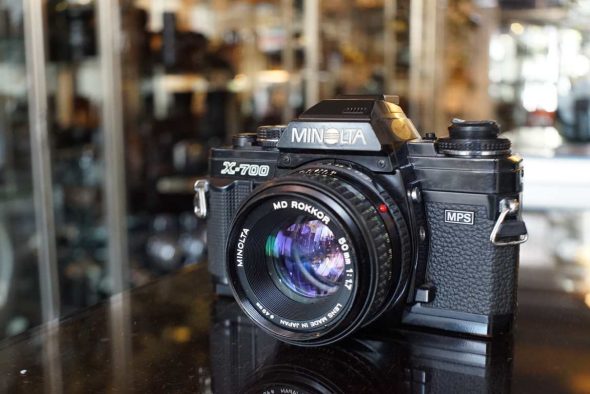 Minolta X-700 + 50mm F/1.7 lens
