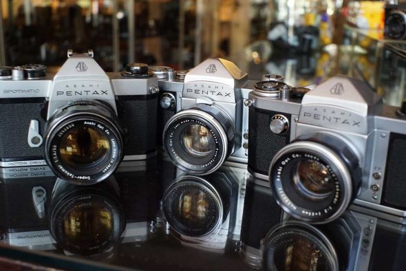 3 rare Pentax cameras, OUTLET