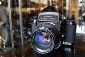 Pentax 6×7 + 105mm F/2.4 Takumar lens, freshly serviced