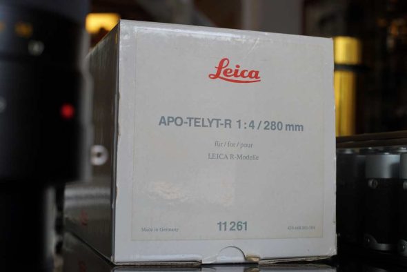 Leica 11261 APO-Telyt-R 280mm F/4 R-only, boxed