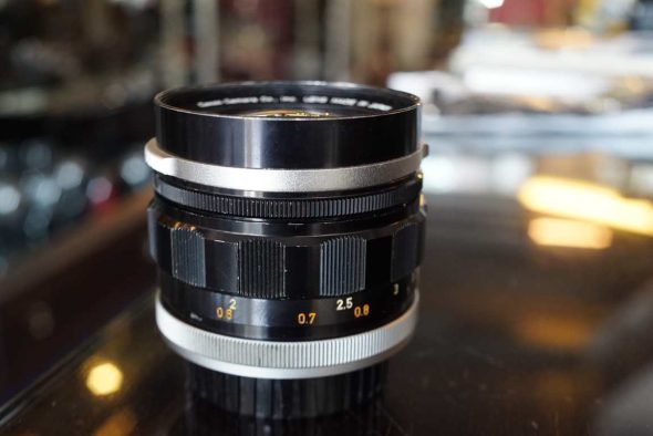 Canon FL 58mm F/1.2, aperture issue, OUTLET