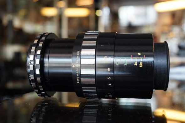 Schacht 2.8 / 50 M-Travenar, lens head + focus-macro-Tubus. Exakta, Boxed