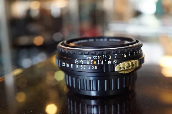 Pentax 40mm F/2.8 PK pancake lens