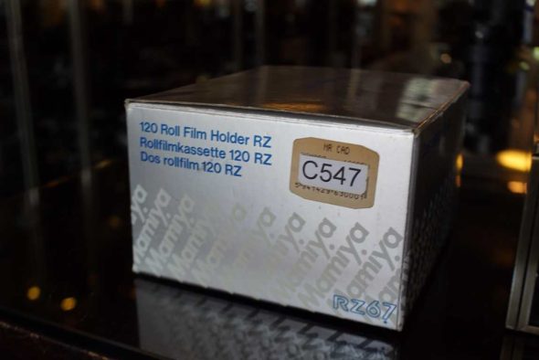 Mamiya RZ67 Roll Film Holder 120, boxed