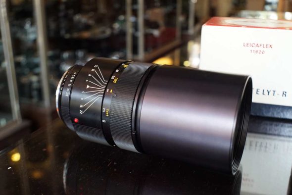 Leica Leitz Telyt-R 250mm F/4 lens, 3-cam, boxed