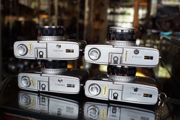 Lot of 4x Olympus Trip 35 camera’s, for decoration/parts/repair, OUTLET