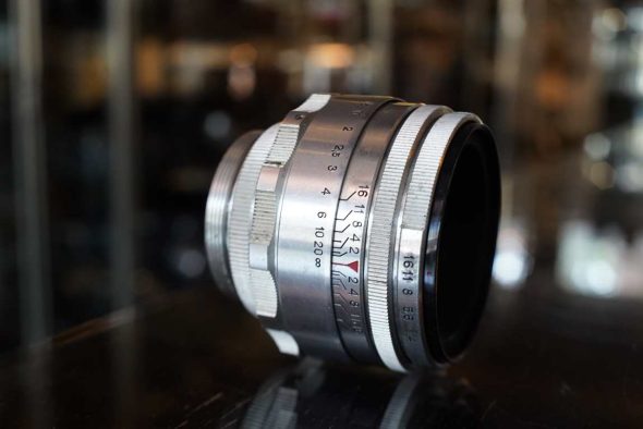 KMZ Helios-44 58mm F/2 chrome M42 mount lens