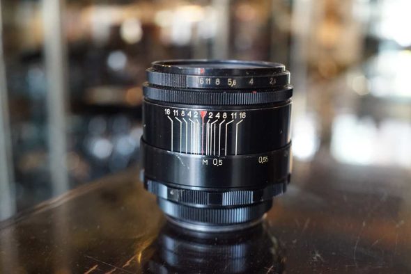 KMZ Helios-44-2 lens 58mm F/2 black