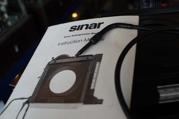 Sinar DB shutter + release cable