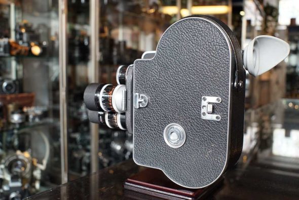 Bolex H16 reflex with 3 lenses