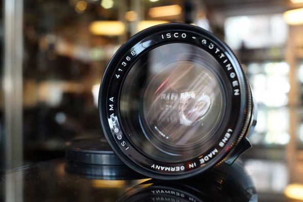 Iscorama anamorphic lens in Exakta mount with Canon FD mount converter