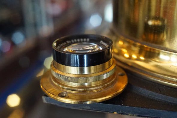 Carl Zeiss Jena Tessar 1:6.3 f=15cm, nice little brass lens